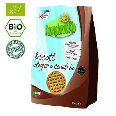 Biscuiti Bio cu cereale integrale, 300 g, La Finestra Sul Cielo