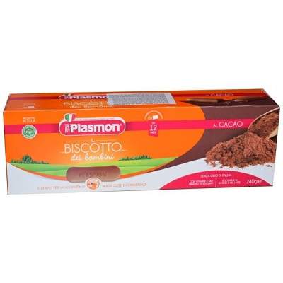 Biscuiti cu cacao, +12 luni, 240 g, Plasmon