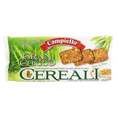 Biscuiti cu cereale integrale, 410 g, Campiello