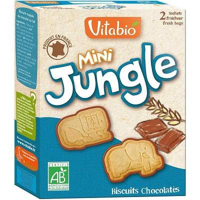 Biscuiti Mini Jungle, 160g, Vitabio