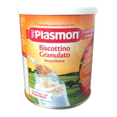 Biscuiti granulati fara gluten, Gr. +4 luni, 340 g, Plasmon