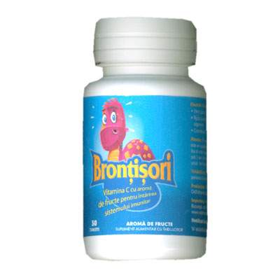 Brontisori Vitamina C aroma de fructe, 30 tablete, Walmark