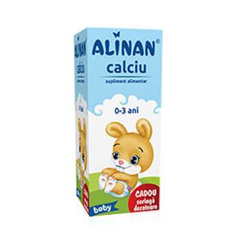 Calciu Baby sirop Alinan, 150 ml, Fiterman Pharma