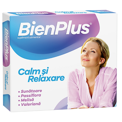 Bien Plus Calm si relaxare, 10 capsule, Fiterman Pharma