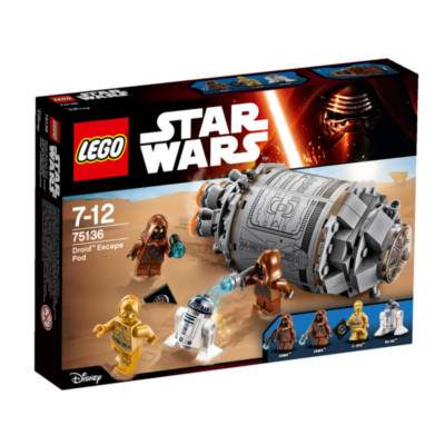 Capsula de salvare Droid Star Wars, 7-12 ani, L75136, Lego