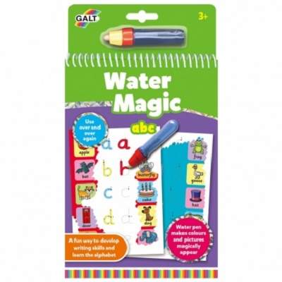 Carte de colorat Water Magic ABC, Galt