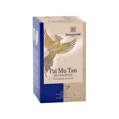 Ceai alb Pai Mu Tan, 18 plicuri, Sonnentor