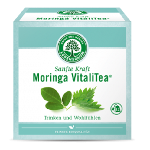 Ceai Bio VitaliTea cu Moringa, 12 plicuri, Lebensbaum