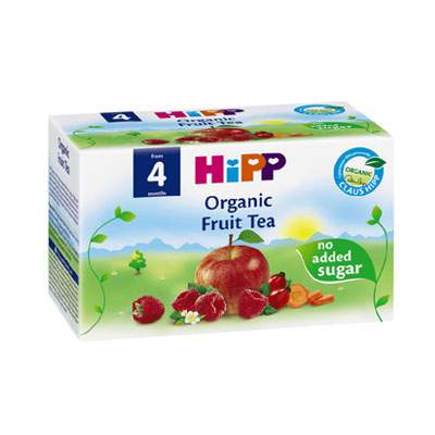 Ceai Organic de fructe, Gr. 4 luni, 20 plicuri, Hipp