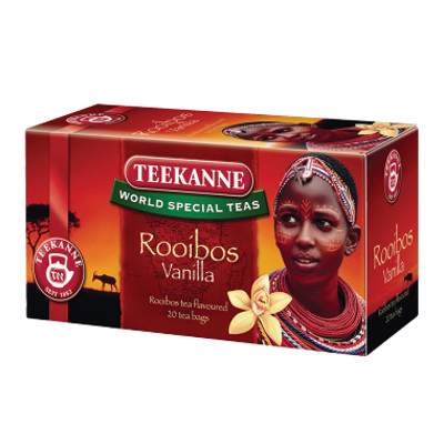Ceai Rooibos cu vanilie, 20 plicuri, Teekanne Austria