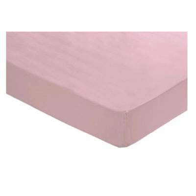 Cearceaf cu elastic, roz, 70x140 cm, BebeMix