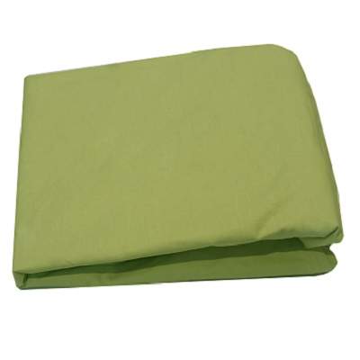 Cearceaf cu elastic verde, 60x120cm, BebeMix