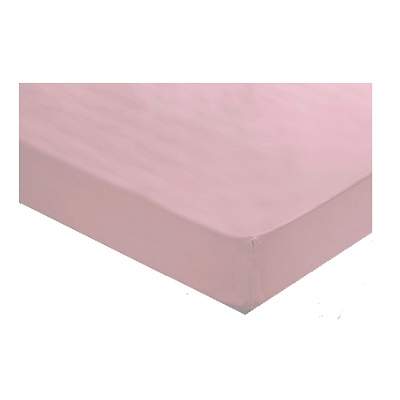 Cearceaf roz din bumbac cu elastic, 120/60 cm, Tuxi Brands