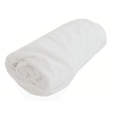 Cearceaf de pat, alb, 70x140 cm, DouxNid