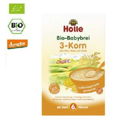 Cereale Bio Mix 3 cereale orez, porumb si mei, +6 luni, 250g, Holle Baby Food