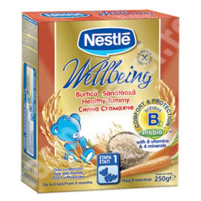 Cereale Burtica Sanatoasa Wellbeing, +4 luni, 250 g, Nestle