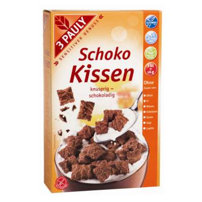 Cereale crocante cu ciocolata, fara gluten si lactoza, 3 Pauly, 200 g, Haus Rabenhorst