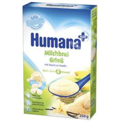 Cereale cu vanilie, Gr. 4 luni, 250 g, Humana