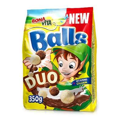 Cereale Duo Balls, 350 g, Bonavita
