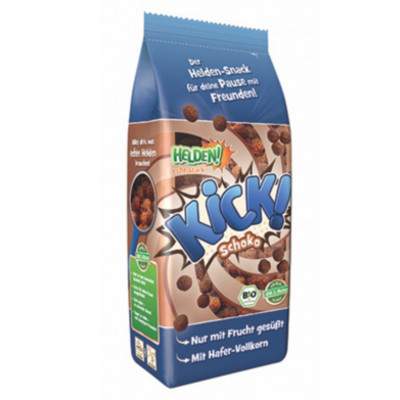 Cereale Eco crocante cu cacao Kick Schoko, 200 g, Helden 