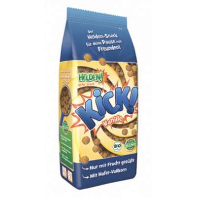Cereale Eco crocante cu vanilie Kick Schoko, 200 g, Helden