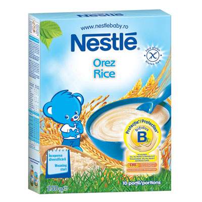 Cereale Pe Bază De Orez 6 Luni 250 G Nestle Bebe Tei