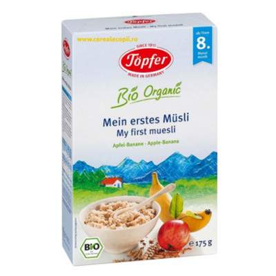 Cereale primul meu musli cu fructe Bio Organic, Gr. 8 luni, 175 g, Topfer