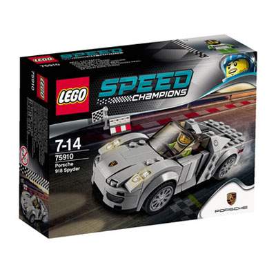 Champions Porsche 918 Spyder Speed, 7-14 ani, 75910, Lego