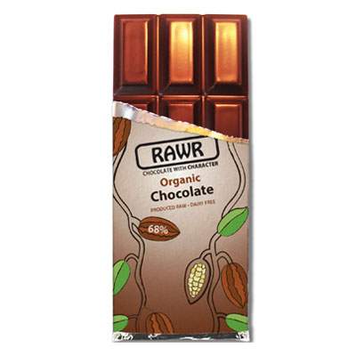 Ciocolata organica clasica, 60 g, Rawr
