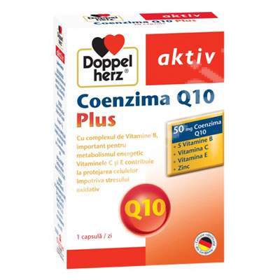 Coenzima Q10 Plus Doppelherz Activ, 30 capsule, Queisser Pharma