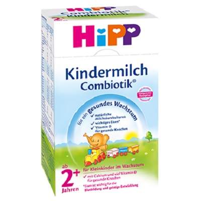Lapte praf formula de crestere Combiotic Kinder, +2 ani, 600gr, Hipp