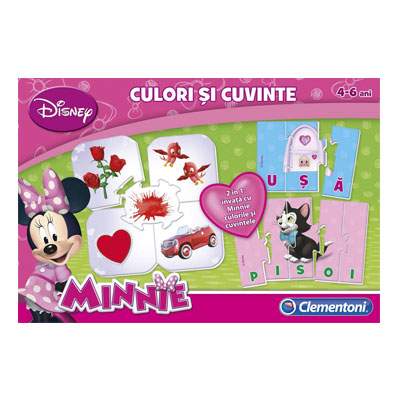 Compendiu Minnie culori si cuvinte, CL60204, Clementoni