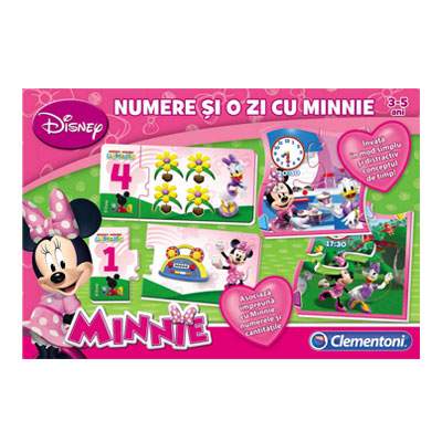 Compendiu numere O zi cu Minnie, CL60205, Clementoni
