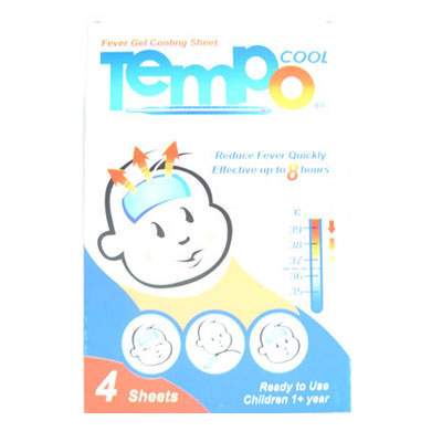 Comprese antifebra Tempo Cool, 4 bucati, Sarah Farm