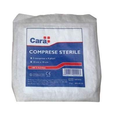 Comprese sterile, Cara, 10x10 cm, Labormed
