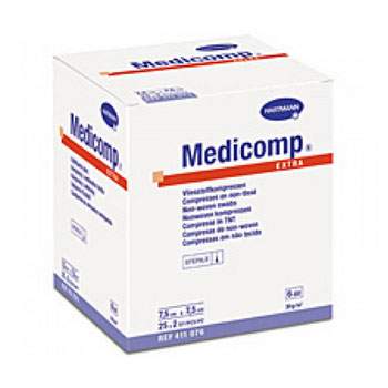 Comprese sterile Medicomp Extra, 7.5 x 7.5 cm, 25 bucati, Hartmann