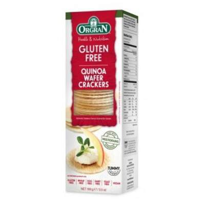 Crackers din Quinoa, 100 g, Orgran