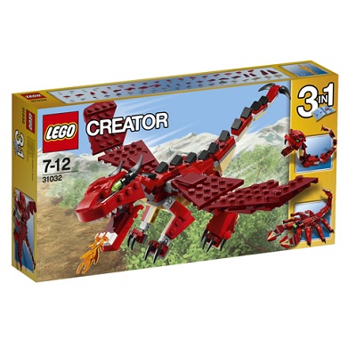 Creaturi rosii Lego Creator, +7 ani, 31032, Lego