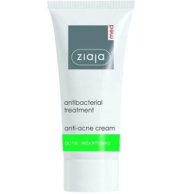 Crema antibacteriana pentru piele grasa cu acnee si seboree, 50 ml, Ziaja