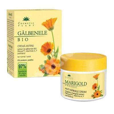 Crema antirid cu galbenele, 50 ml, Cosmetic Plant