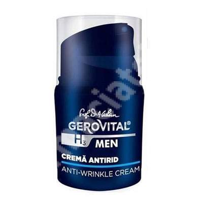 Crema antirid Gerovital H3 Men, 30 ml, Farmec