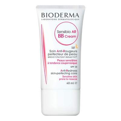 Crema BB pentru piele sensibila Sensibio AR Claire Light SPF 30, 40 ml, Bioderma