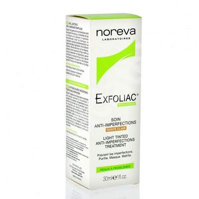 Crema colorata anti-imperfectiuni Exfoliac Clair, 30 ml, Noreva