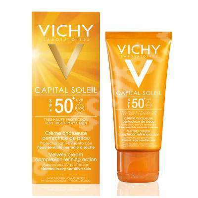 Crema colorata protectie pentru piele intoleranta SPF 50 Capital Soleil, 50 ml, Vichy