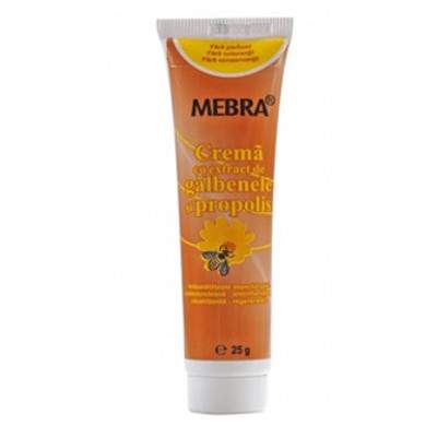 Crema cu extract de galbenele si propolis, 40 ml, Mebra