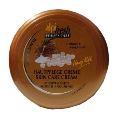 Crema de corp cu lapte si miere, AlpiFresh, 250 ml, Lenhart Kosmetik