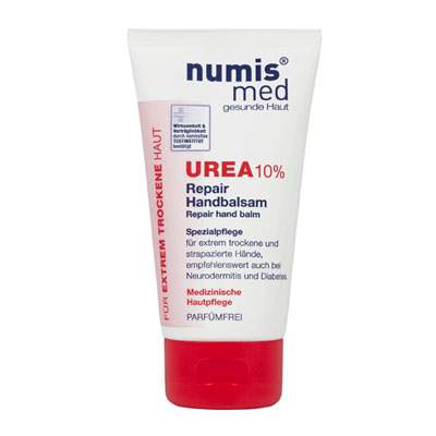 Crema de maini dermatocosmetica cu uree 10% pentru piele uscata si foarte uscata, 75 ml, NumisMed