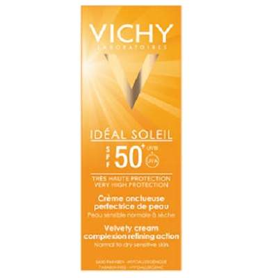 Crema de uniformizare a tenului SPF50+ Ideal Soleil, 50 ml, Vichy