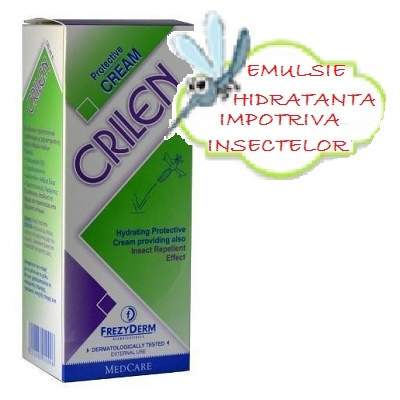 Crema hidratanta cu efect repelent pentru insecte Crillen, 125 ml, Frezyderm