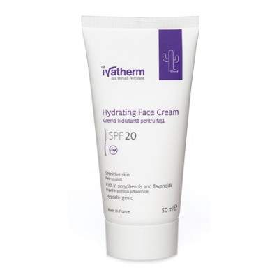 Crema hidratanta pentru piele sensibila SPF 20, 50 ml, Ivatherm